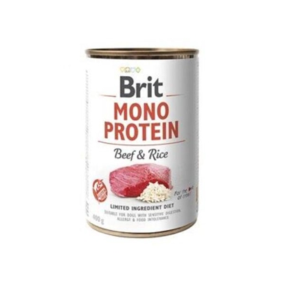 Picture of Brit Mono Protein Beef & Rice 400g | Sensitive Dogs